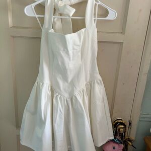 NWT showpo helda mini dress in white